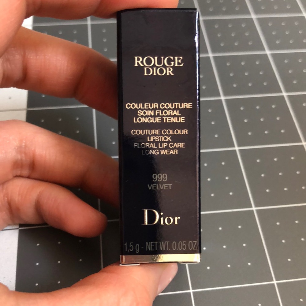 Christian Dior brand new unused mini lipstick rouge 999 velvet